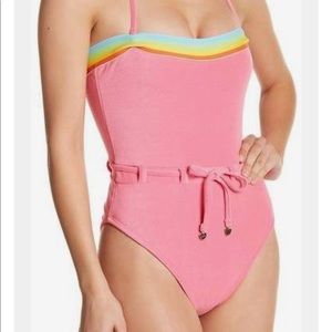 Juicy Couture french terry one piece swimsuit NWT